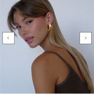 heaven mayhem crossaint earrings